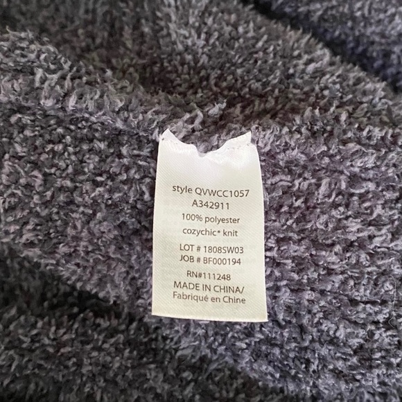 barefoot dreams - cali open cardigan sweater cozychic fuzzy cozy oversized - Picture 8 of 8